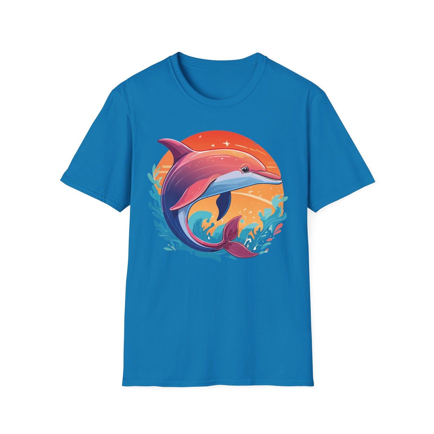 Dolphin Shirts, Shirt with Dolphin, Fish Tee Shirt, Animal Shirt