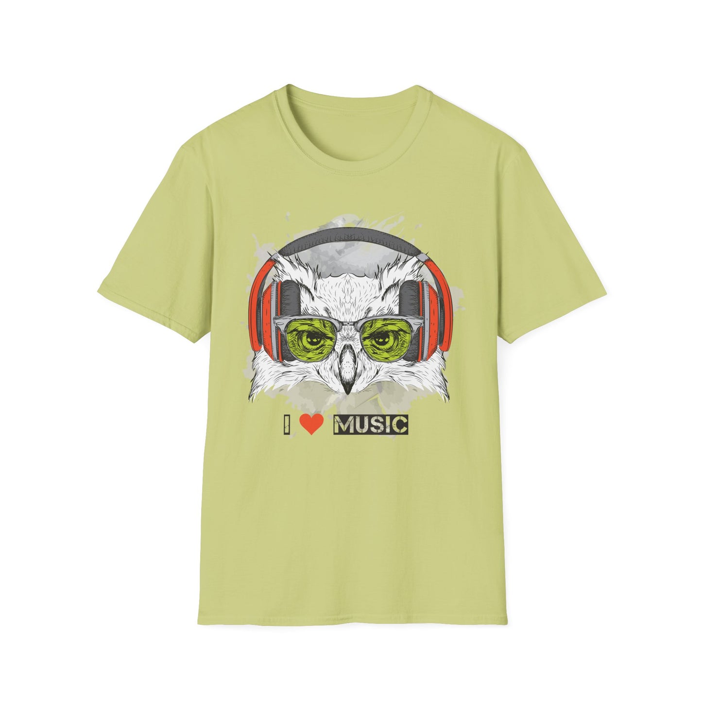 I love Music Animals Shirts, Shirt with Animals, Animals with Headphones Shirt