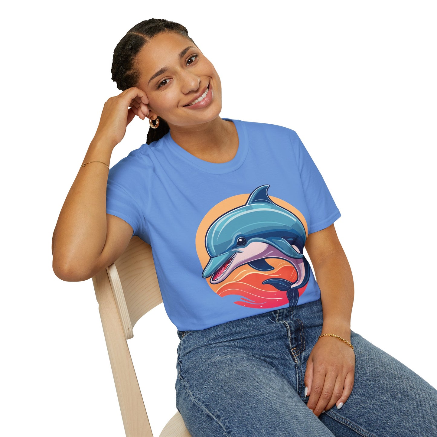 Dolphin Shirts, Shirt with Dolphin, Fish Tee Shirt, Animal Shirt