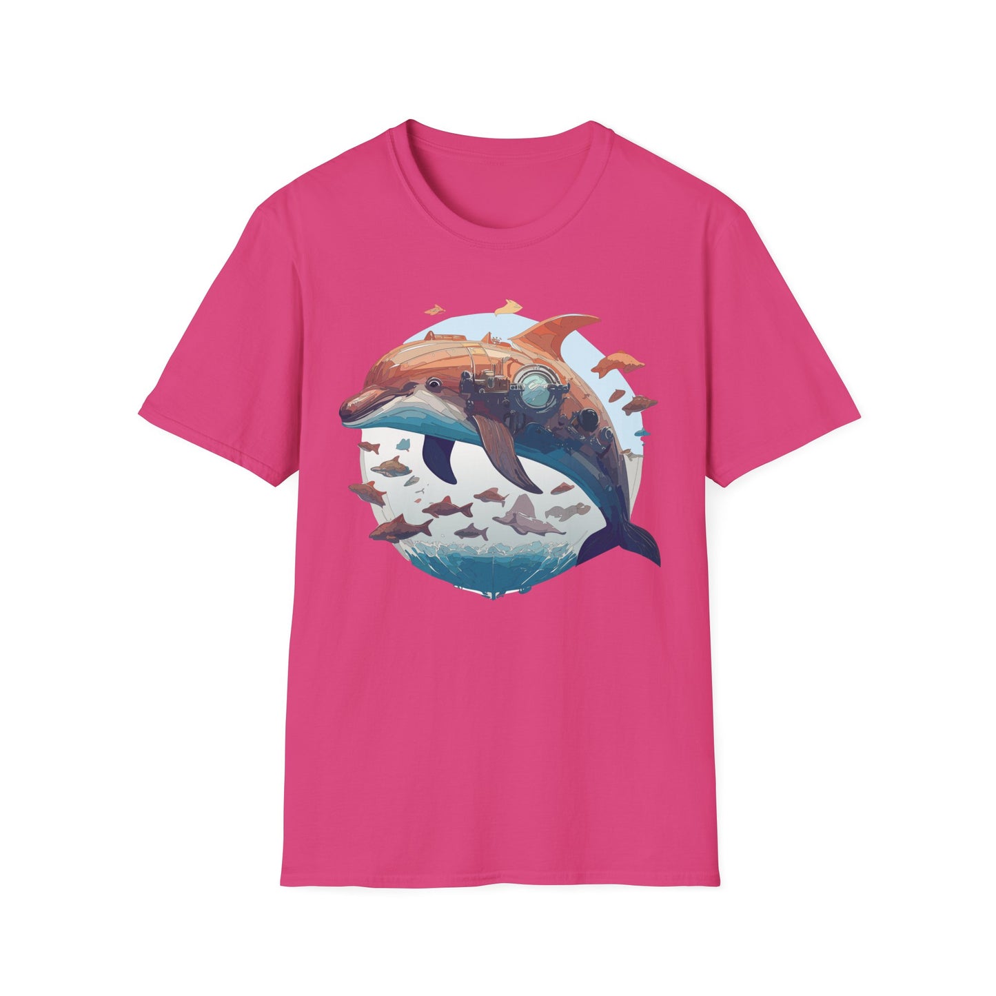 Dolphin Shirts, Shirt with Dolphin, Fish Tee Shirt, Animal Shirt