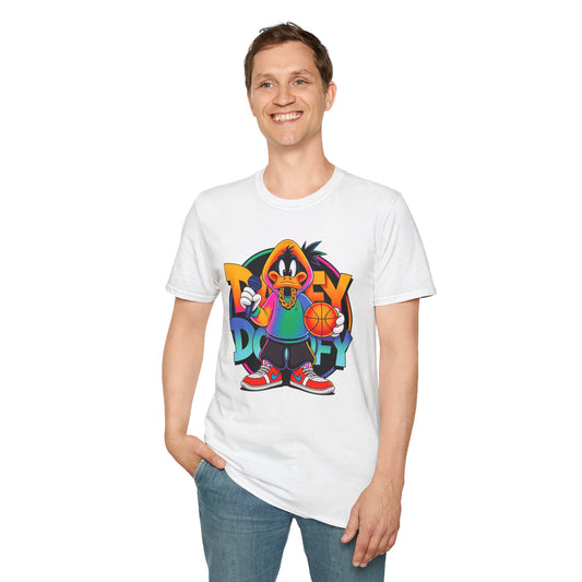 Funny Cartoon Animals T Shirt With Animation Print Unisex Softstyle Graphic Cotton Tee