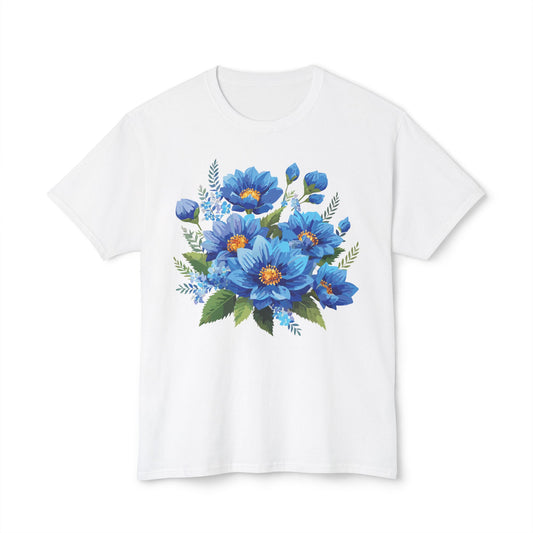 Floral T-Shirt, Vintage Flowers Tee, Floral Tees, Floral Art Design Shirt, Tee Shirt with Floral Art 17