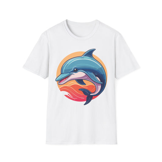 Dolphin Shirts, Shirt with Dolphin, Fish Tee Shirt, Animal Shirt