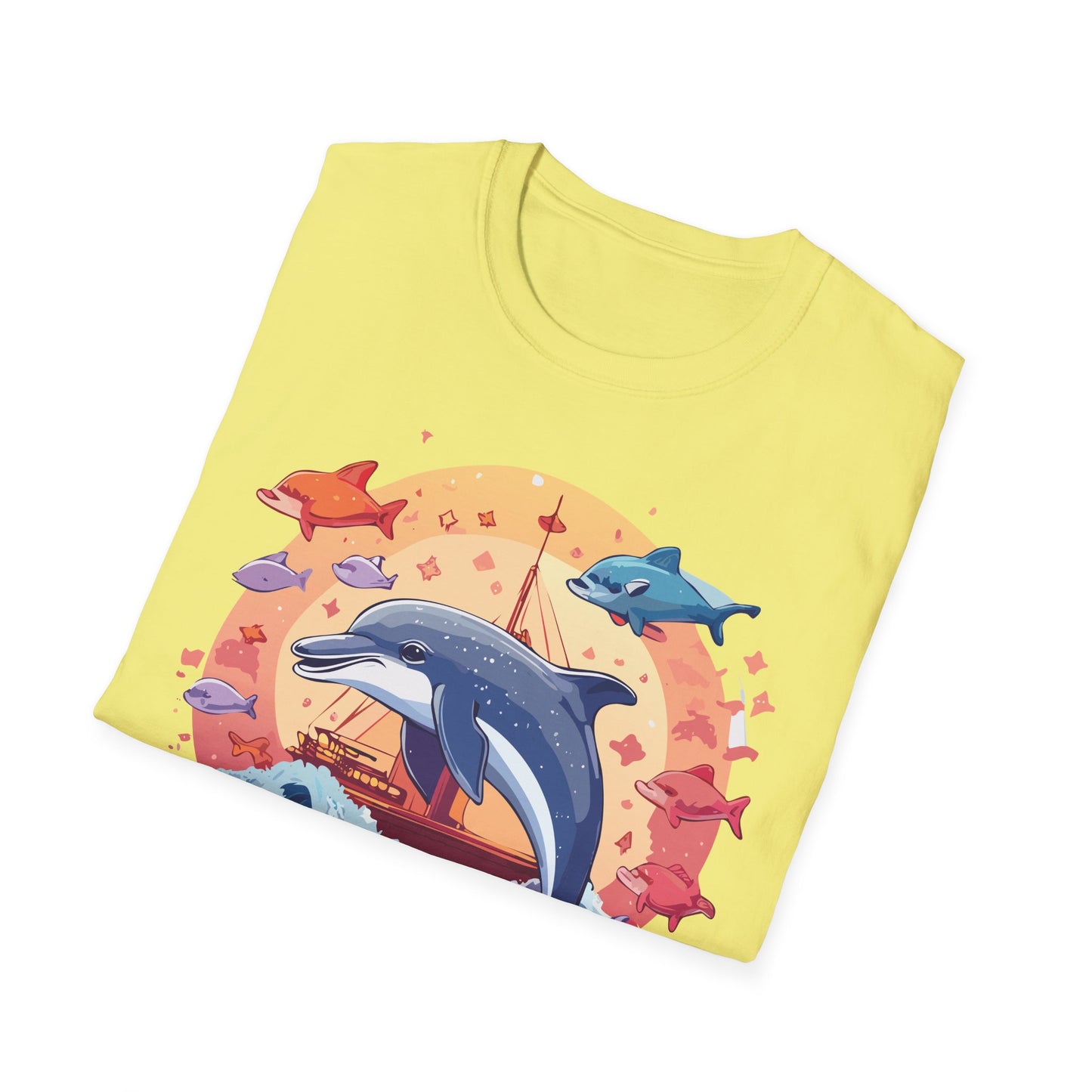 Dolphin Shirts, Shirt with Dolphin, Fish Tee Shirt, Animal Shirt