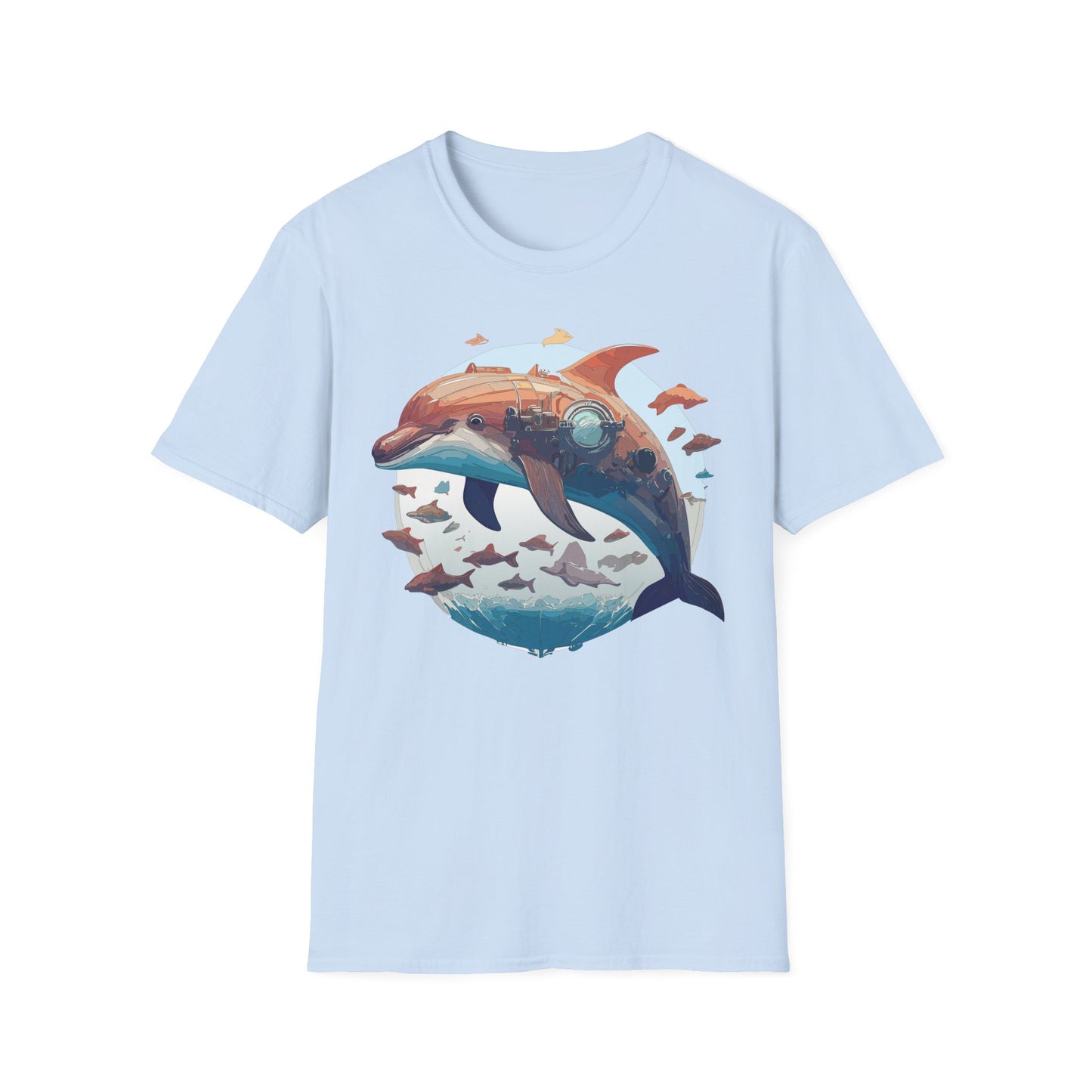 Dolphin Shirts, Shirt with Dolphin, Fish Tee Shirt, Animal Shirt