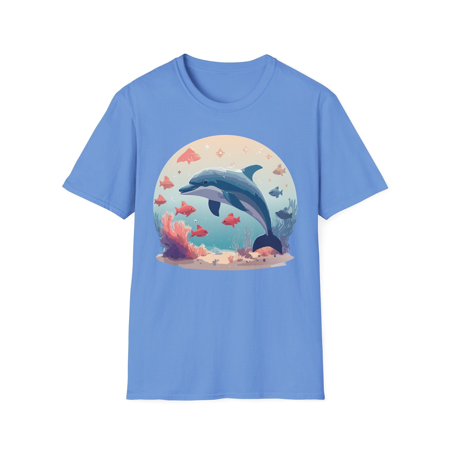 Dolphin Shirts, Shirt with Dolphin, Fish Tee Shirt, Animal Shirt