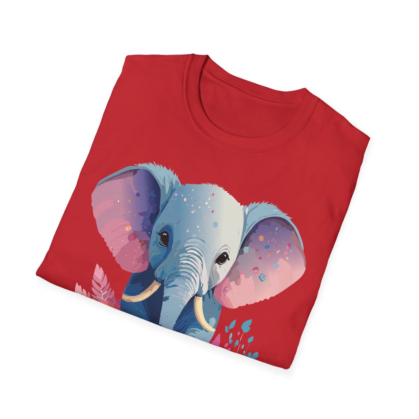 Elephant Shirt, T Shirt with Elephant, Elephant on T Shirt, T Shirt with Animation, Animals Tee Shirt