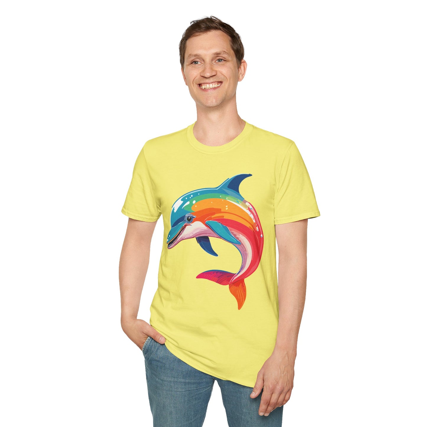 Dolphin Shirts, Shirt with Dolphin, Fish Tee Shirt, Animal Shirt