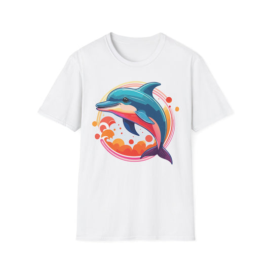Dolphin Shirts, Shirt with Dolphin, Fish Tee Shirt, Animal Shirt