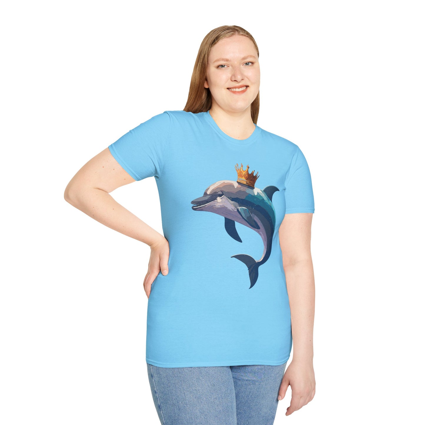 Dolphin Shirts, Shirt with Dolphin, Fish Tee Shirt, Animal Shirt