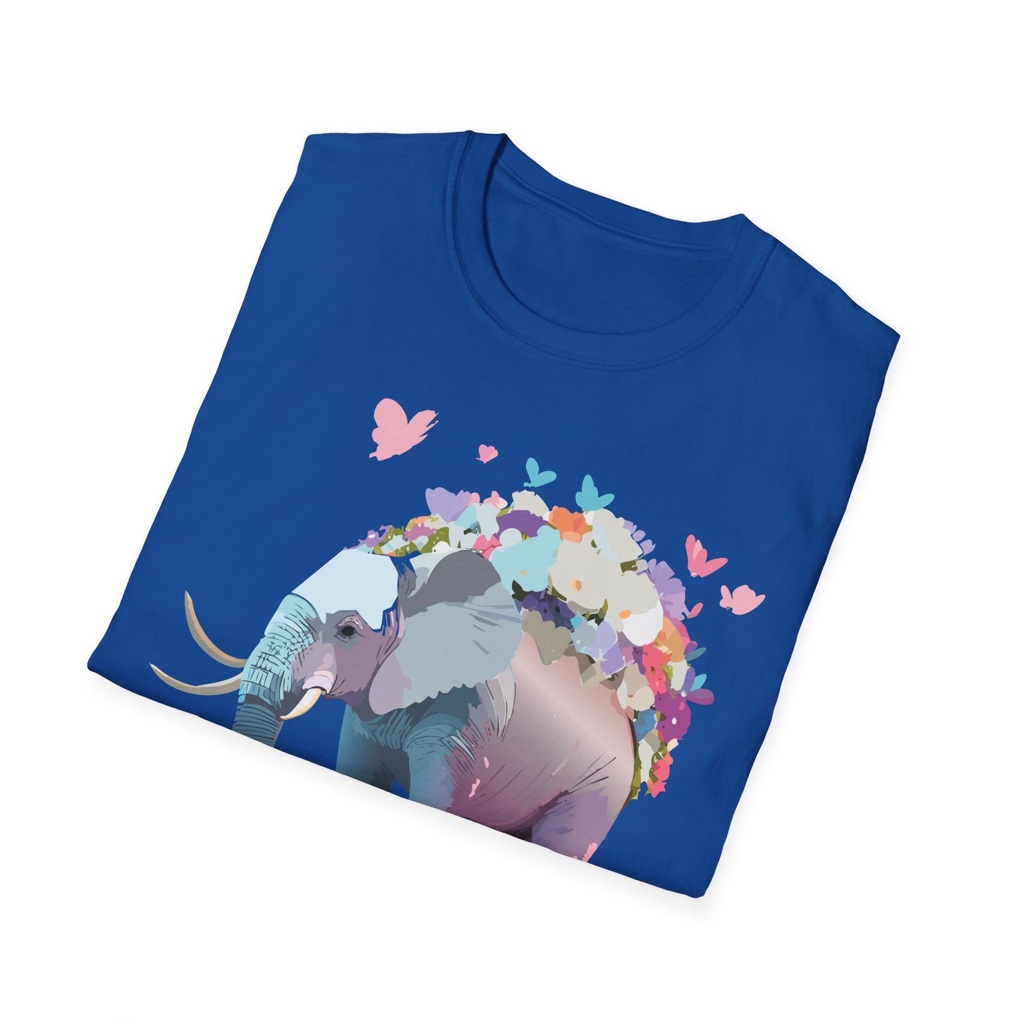 Elephant Shirt, T Shirt with Elephant, Elephant on T Shirt, T Shirt with Animation, Animals Tee Shirt