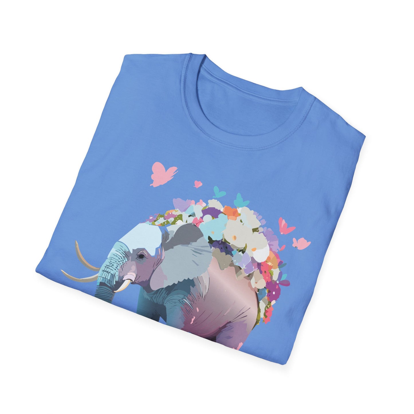 Elephant Shirt, T Shirt with Elephant, Elephant on T Shirt, T Shirt with Animation, Animals Tee Shirt