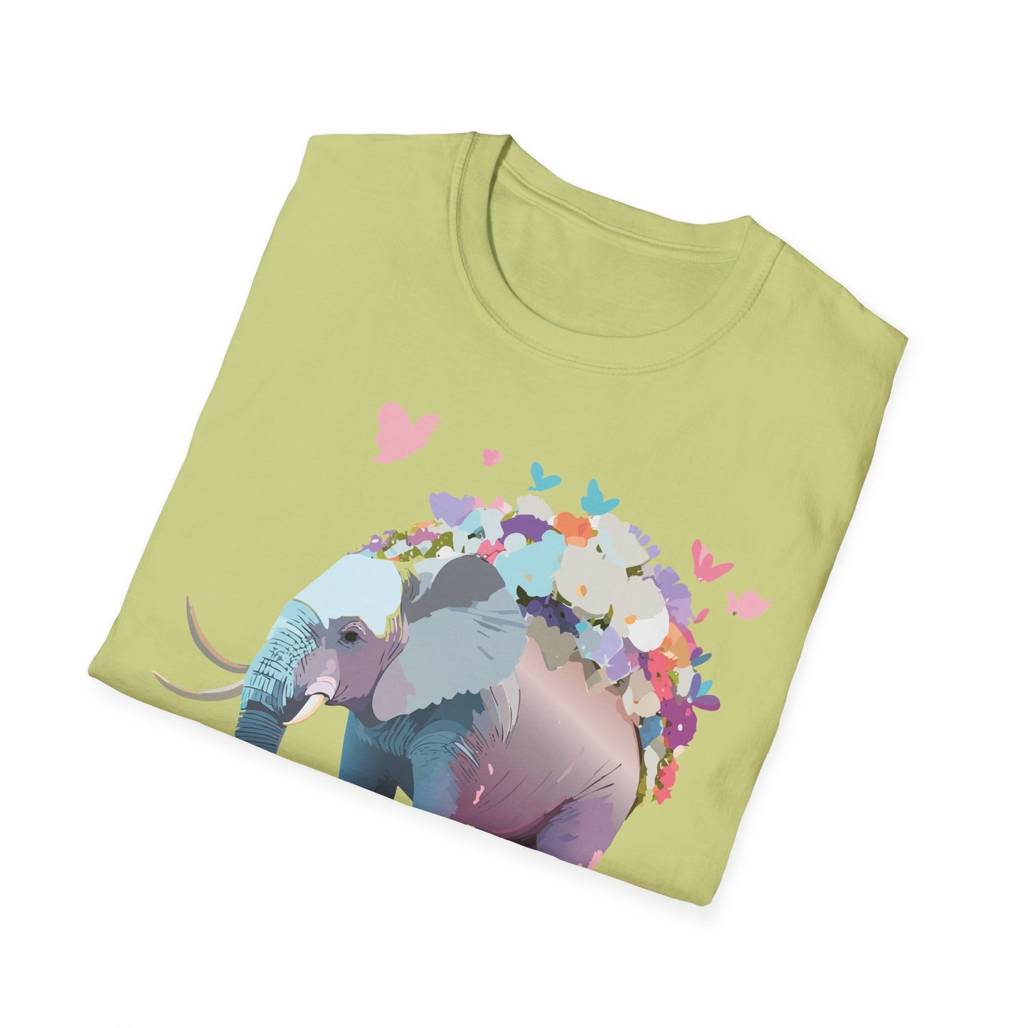 Elephant Shirt, T Shirt with Elephant, Elephant on T Shirt, T Shirt with Animation, Animals Tee Shirt