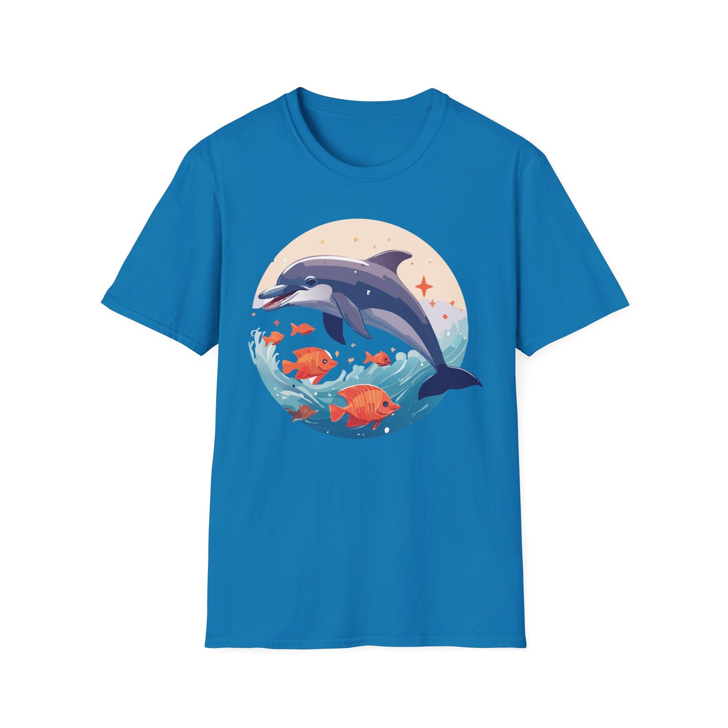 Dolphin Shirts, Shirt with Dolphin, Fish Tee Shirt, Animal Shirt