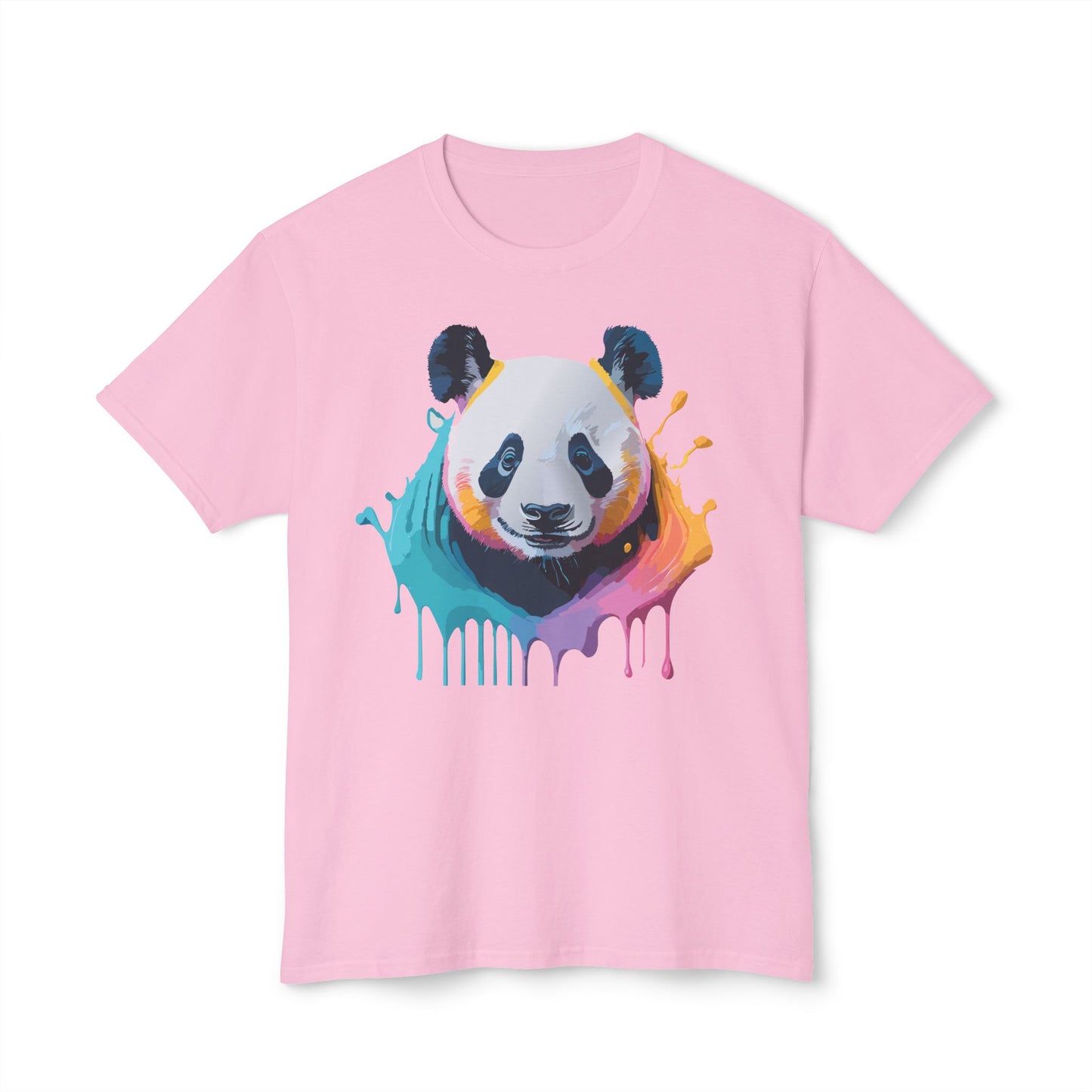 Panda T-Shirt, Vintage Panda Tee, Floral Tees, Panda Art Design Shirt, Tee Shirt with Panda Art 1