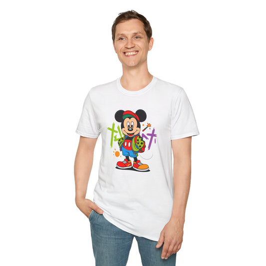 Unisex Cartoon T Shirt With Animation Artwork Funny Animals Tee For Casual Wear Everyday