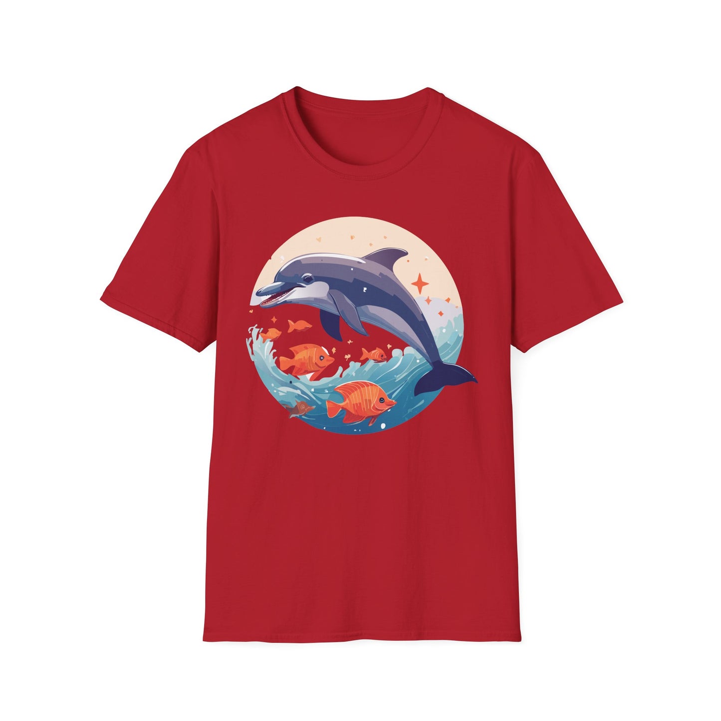 Dolphin Shirts, Shirt with Dolphin, Fish Tee Shirt, Animal Shirt