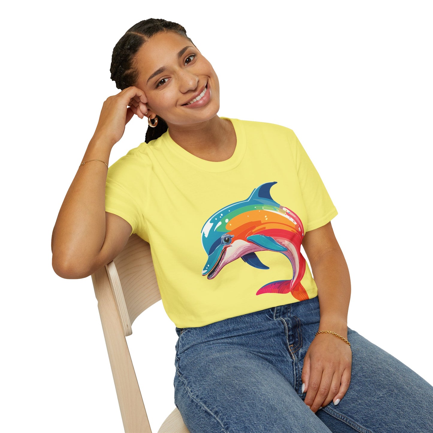 Dolphin Shirts, Shirt with Dolphin, Fish Tee Shirt, Animal Shirt