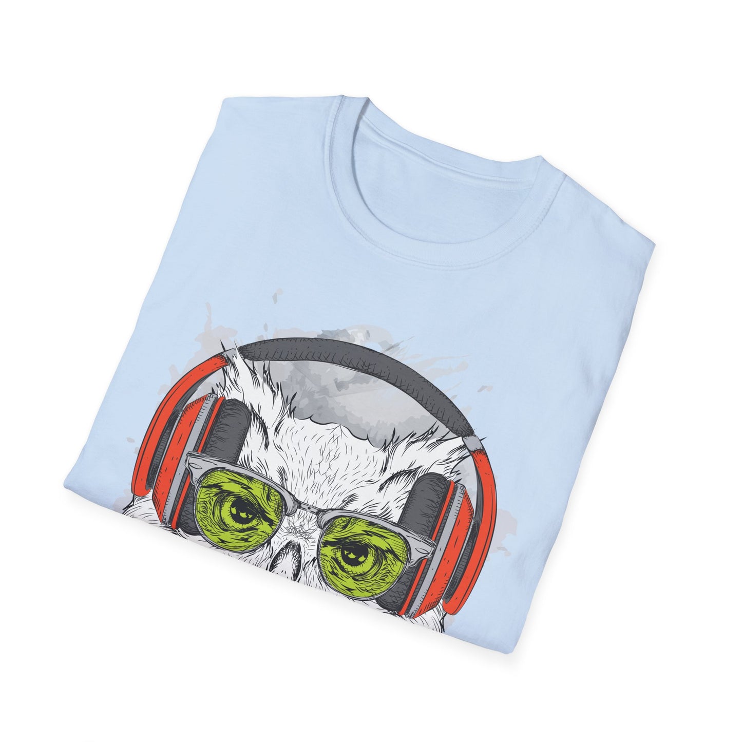 I love Music Animals Shirts, Shirt with Animals, Animals with Headphones Shirt