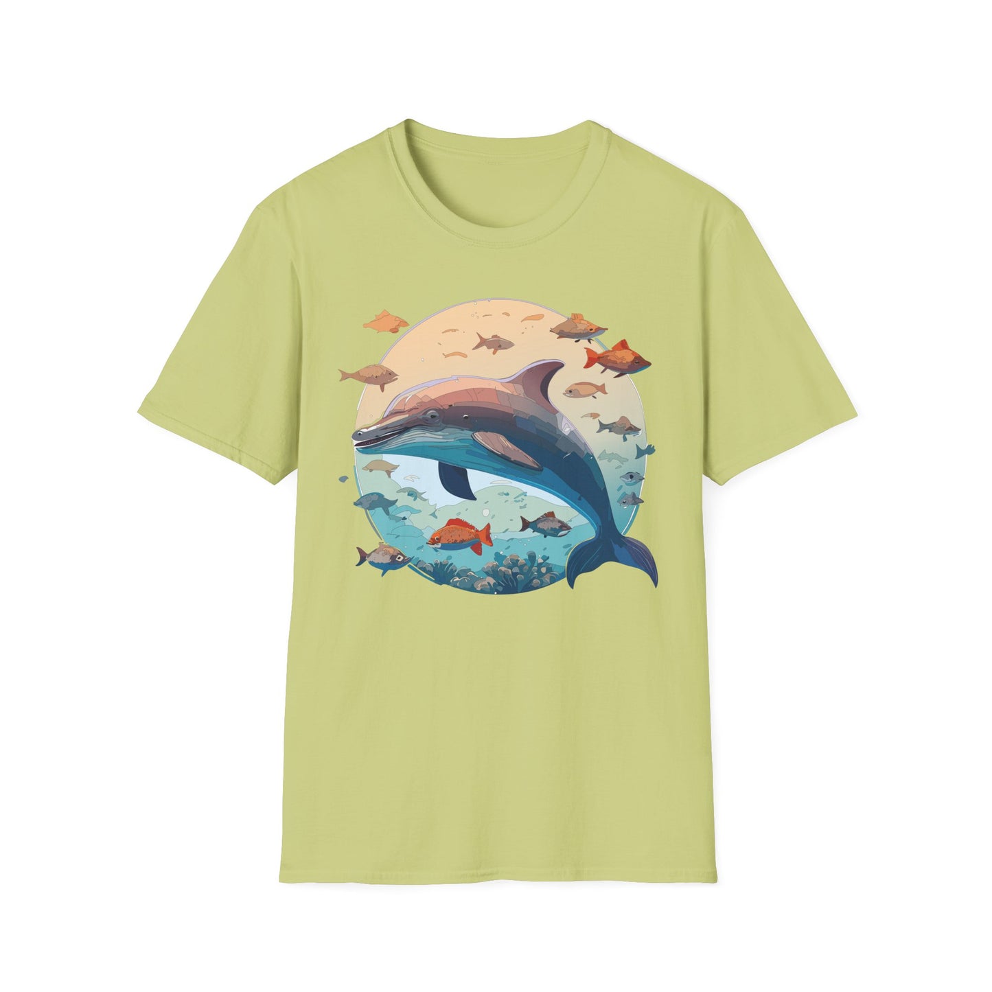 Dolphin Shirts, Shirt with Dolphin, Fish Tee Shirt, Animal Shirt