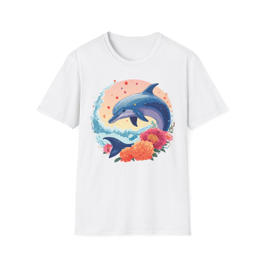Dolphin Shirts, Shirt with Dolphin, Fish Tee Shirt, Animal Shirt