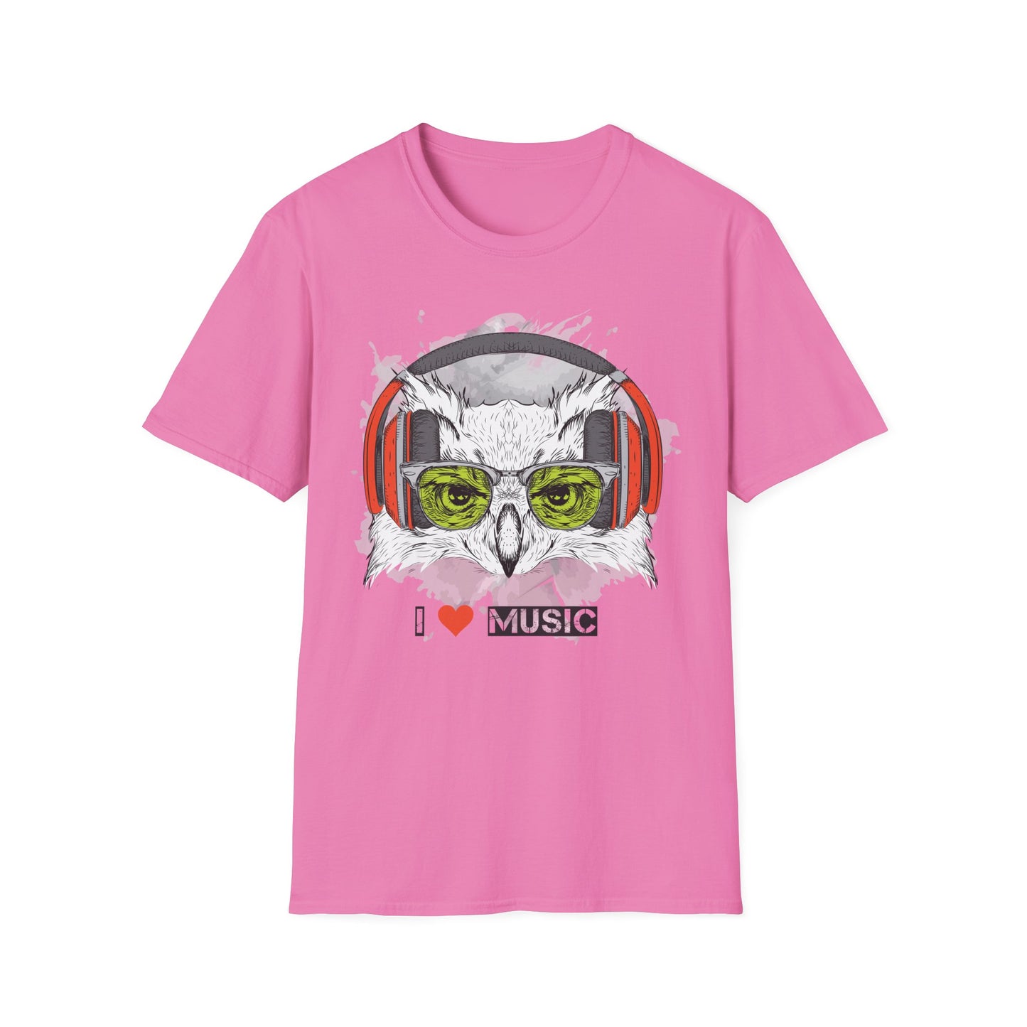 I love Music Animals Shirts, Shirt with Animals, Animals with Headphones Shirt