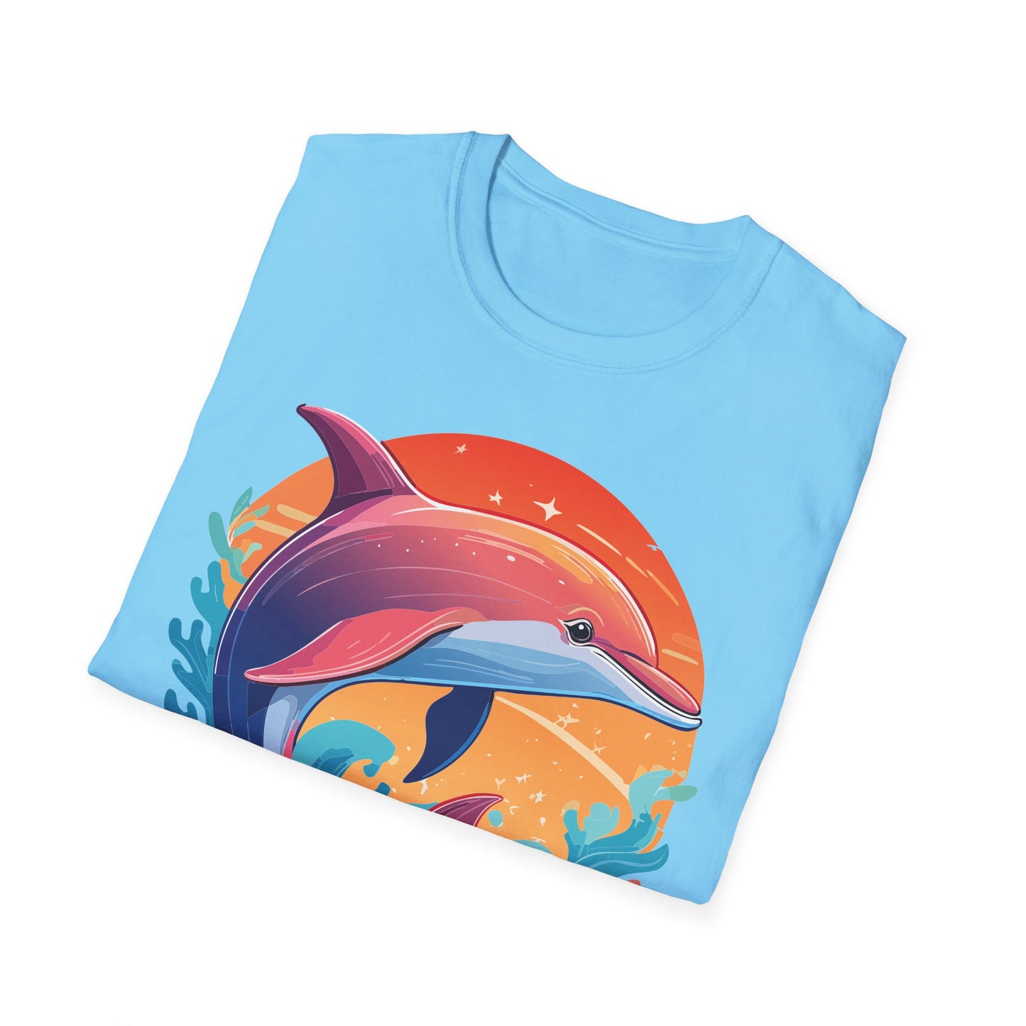 Dolphin Shirts, Shirt with Dolphin, Fish Tee Shirt, Animal Shirt
