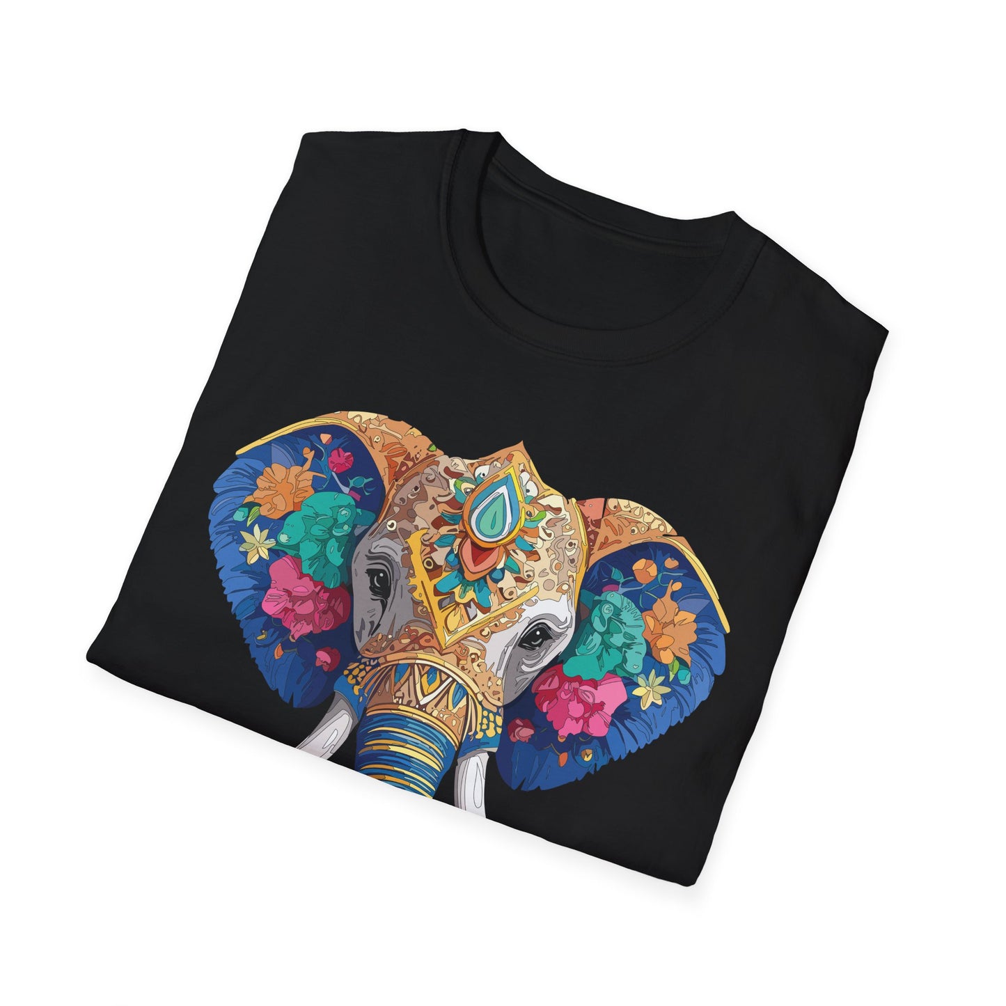 Elephant Shirt, T Shirt with Elephant, Elephant on T Shirt, T Shirt with Animation, Animals Tee Shirt
