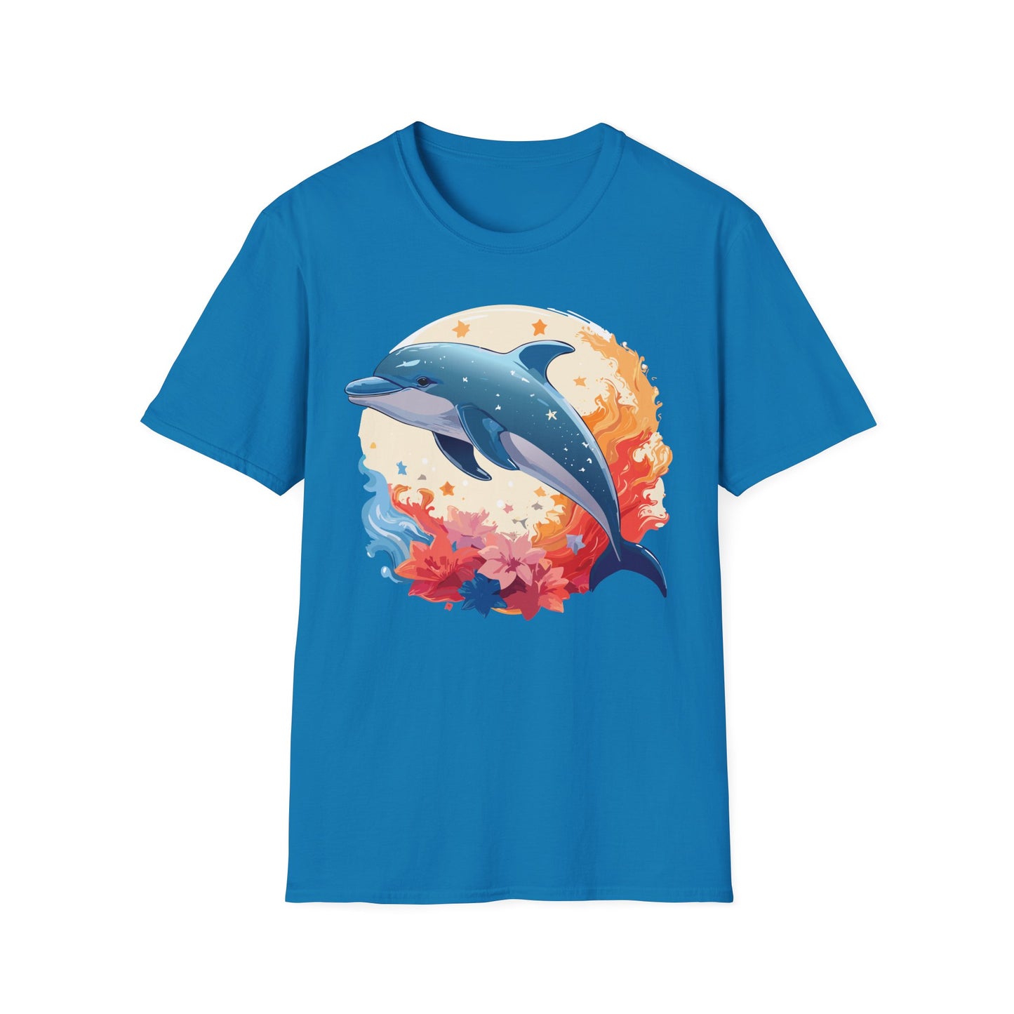 Dolphin Shirts, Shirt with Dolphin, Fish Tee Shirt, Animal Shirt
