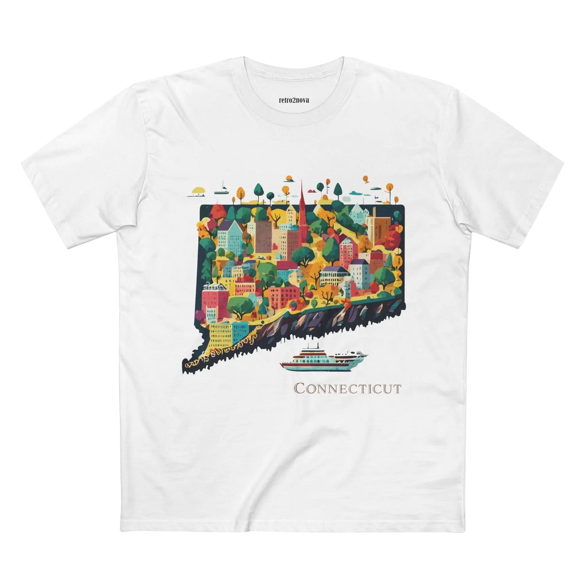 US State Shirts, Connecticut Shirt - retro2nova
