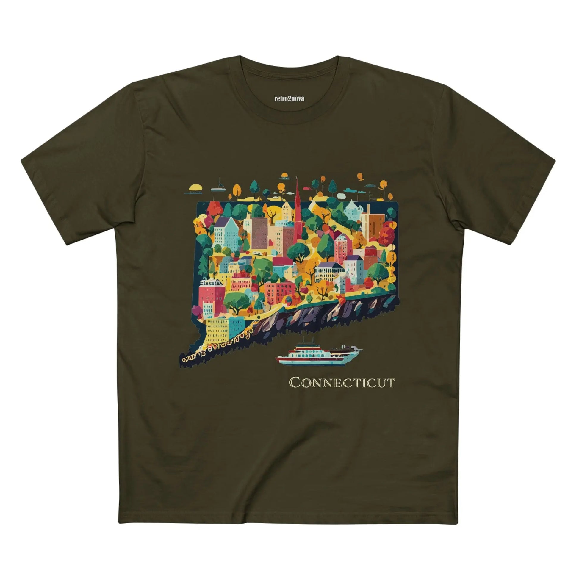 US State Shirts, Connecticut Shirt - retro2nova