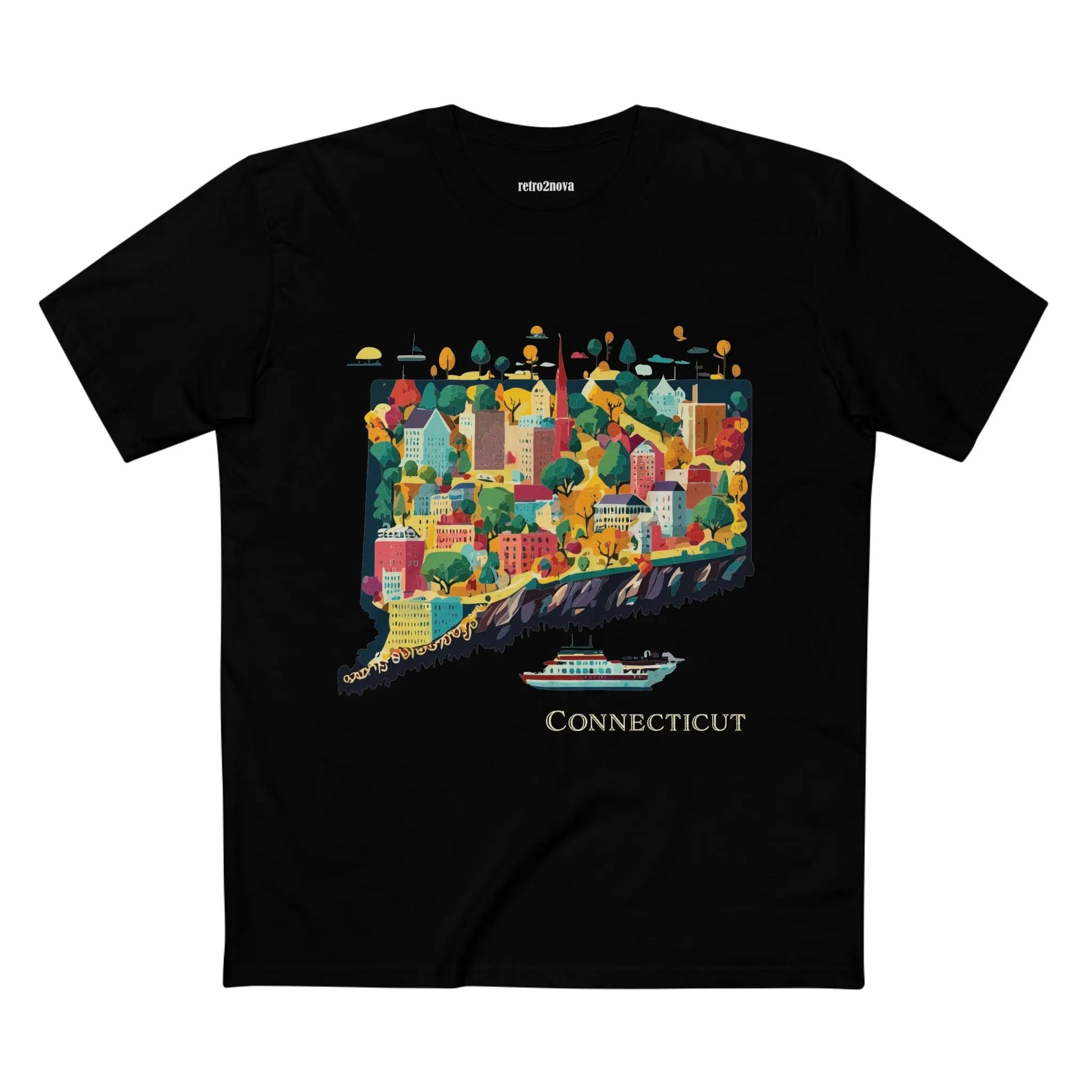 US State Shirts, Connecticut Shirt - retro2nova
