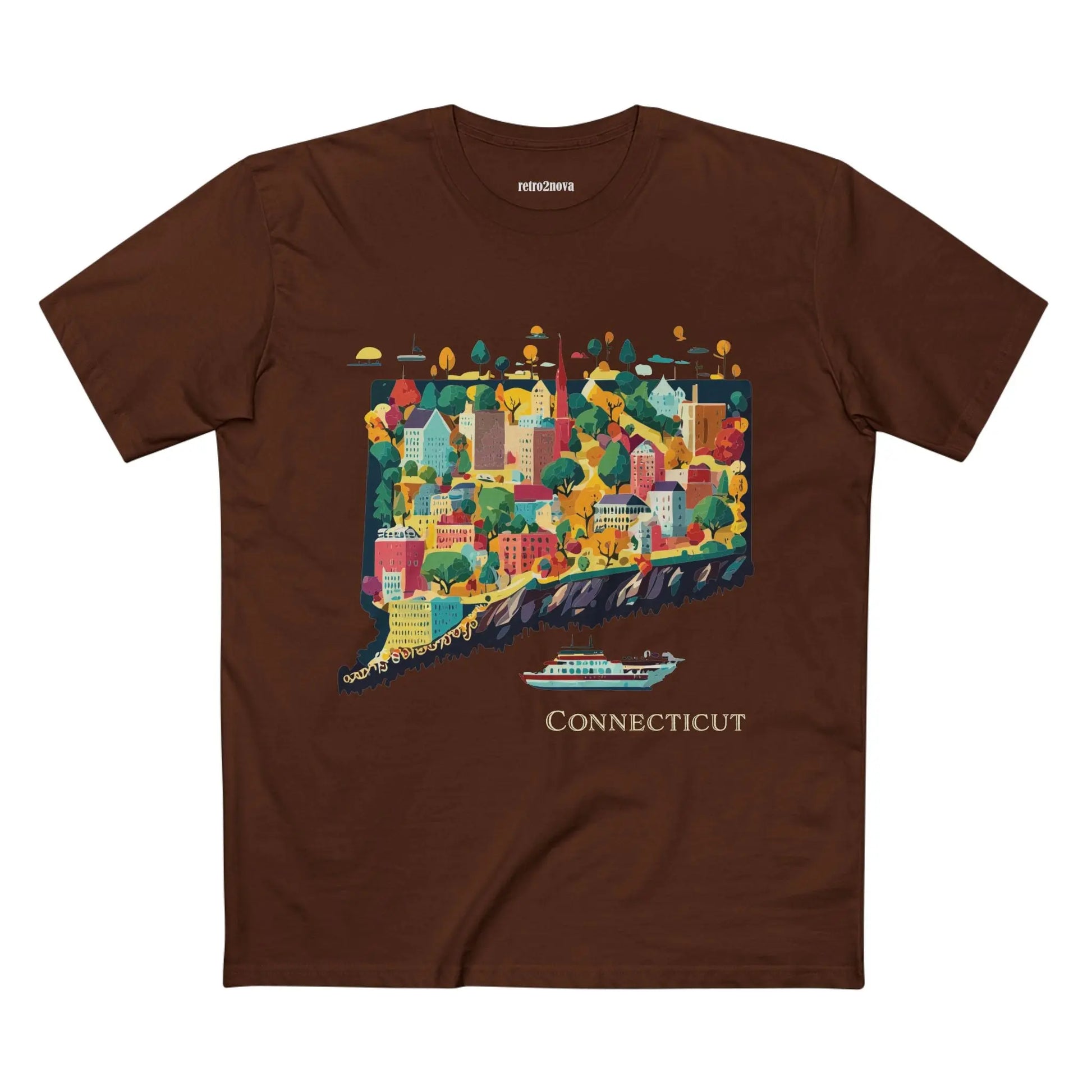 US State Shirts, Connecticut Shirt - retro2nova