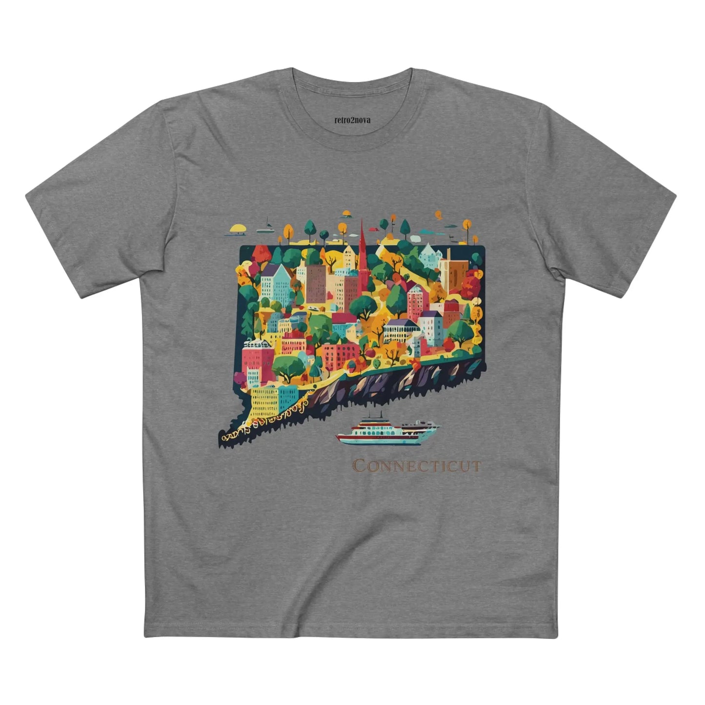 US State Shirts, Connecticut Shirt - retro2nova