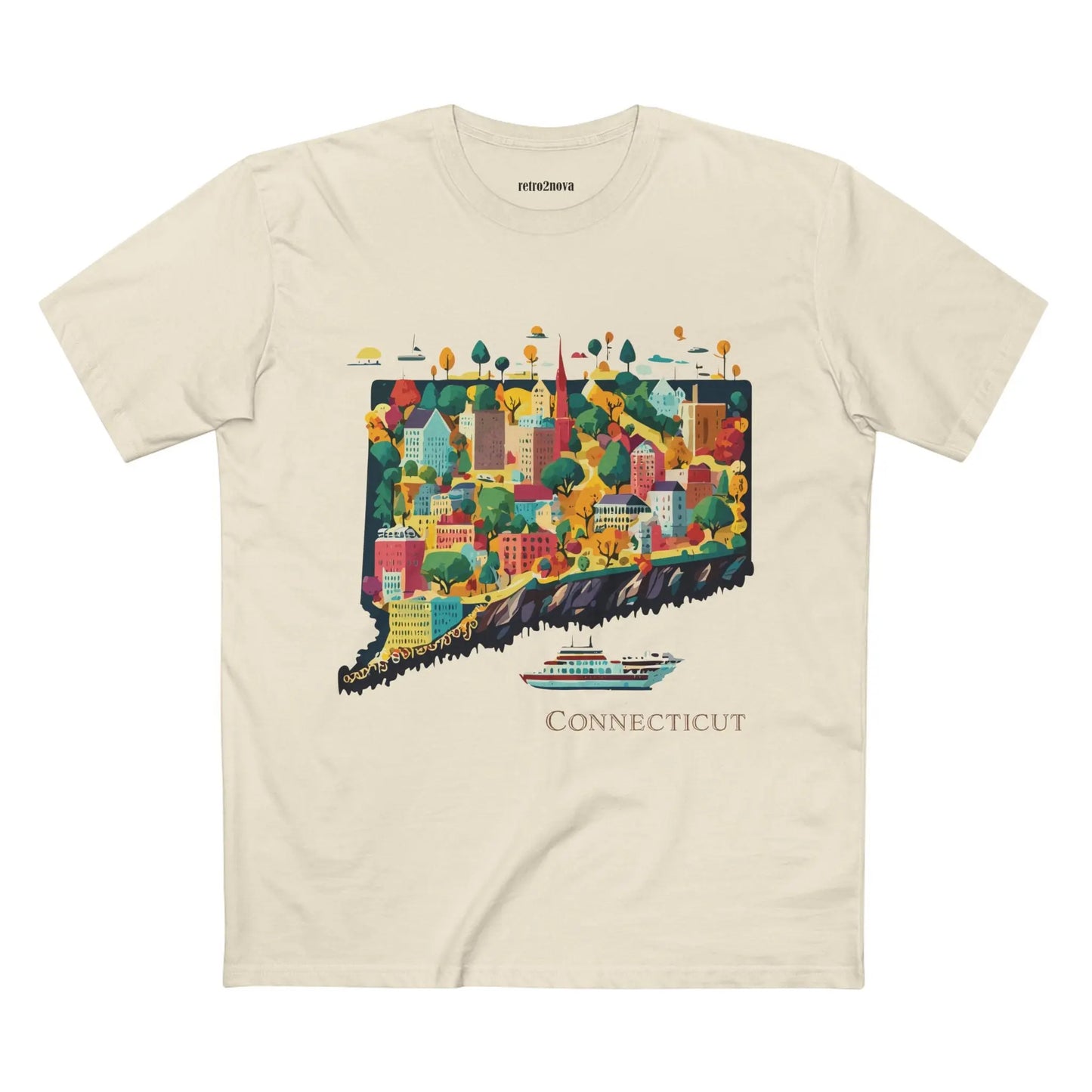 US State Shirts, Connecticut Shirt - retro2nova