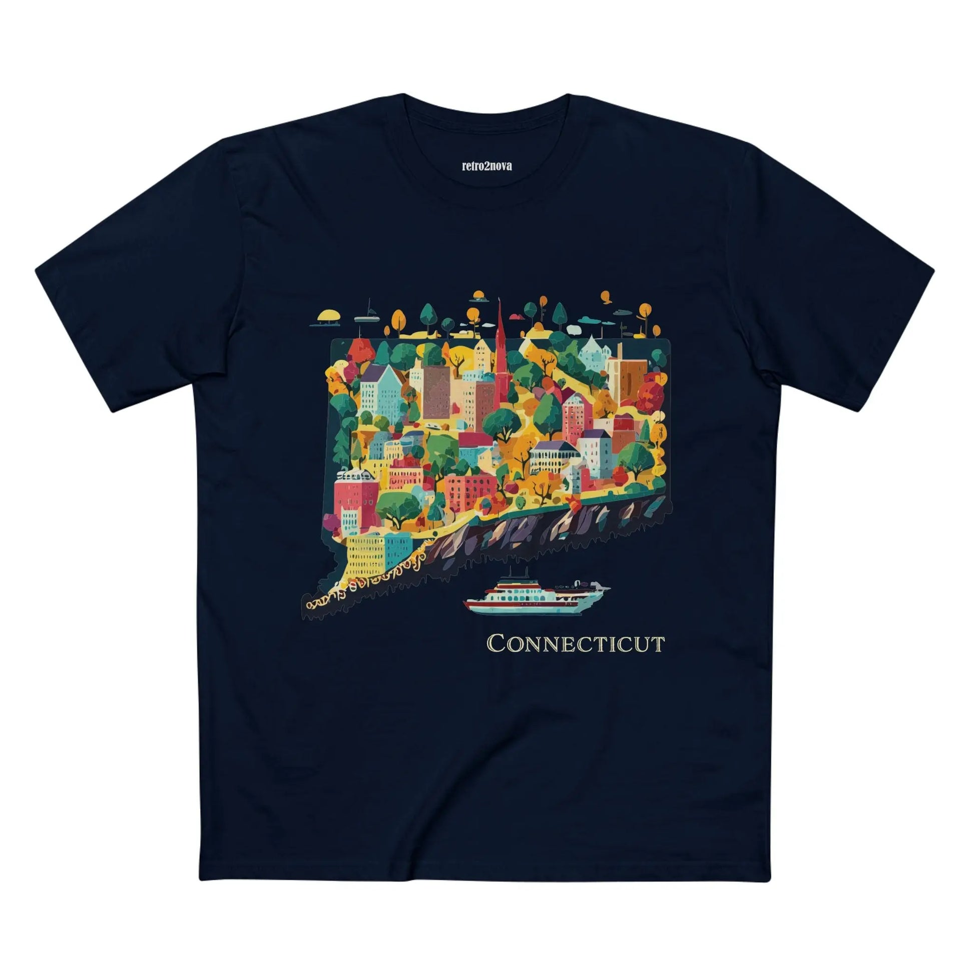 US State Shirts, Connecticut Shirt - retro2nova