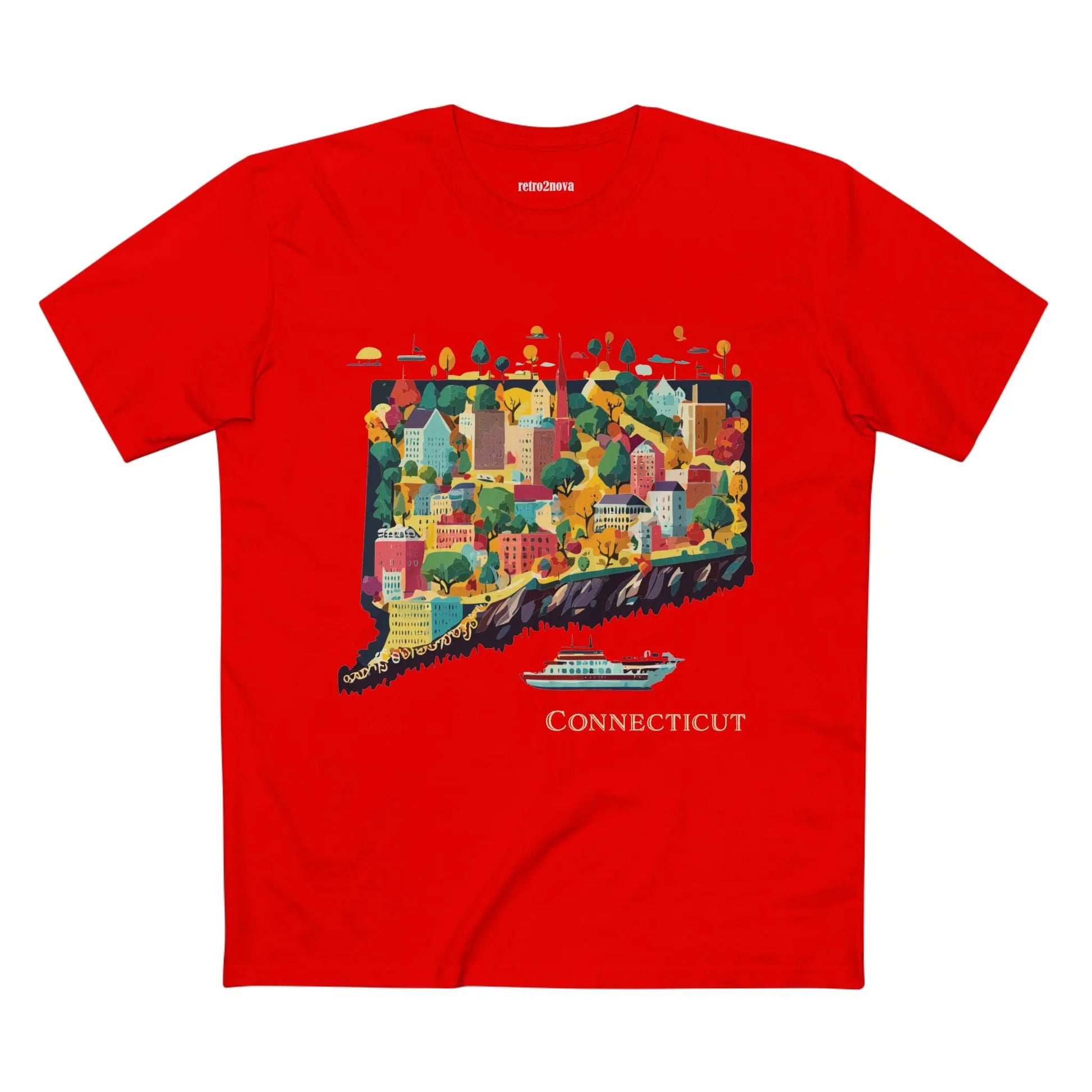 US State Shirts, Connecticut Shirt - retro2nova