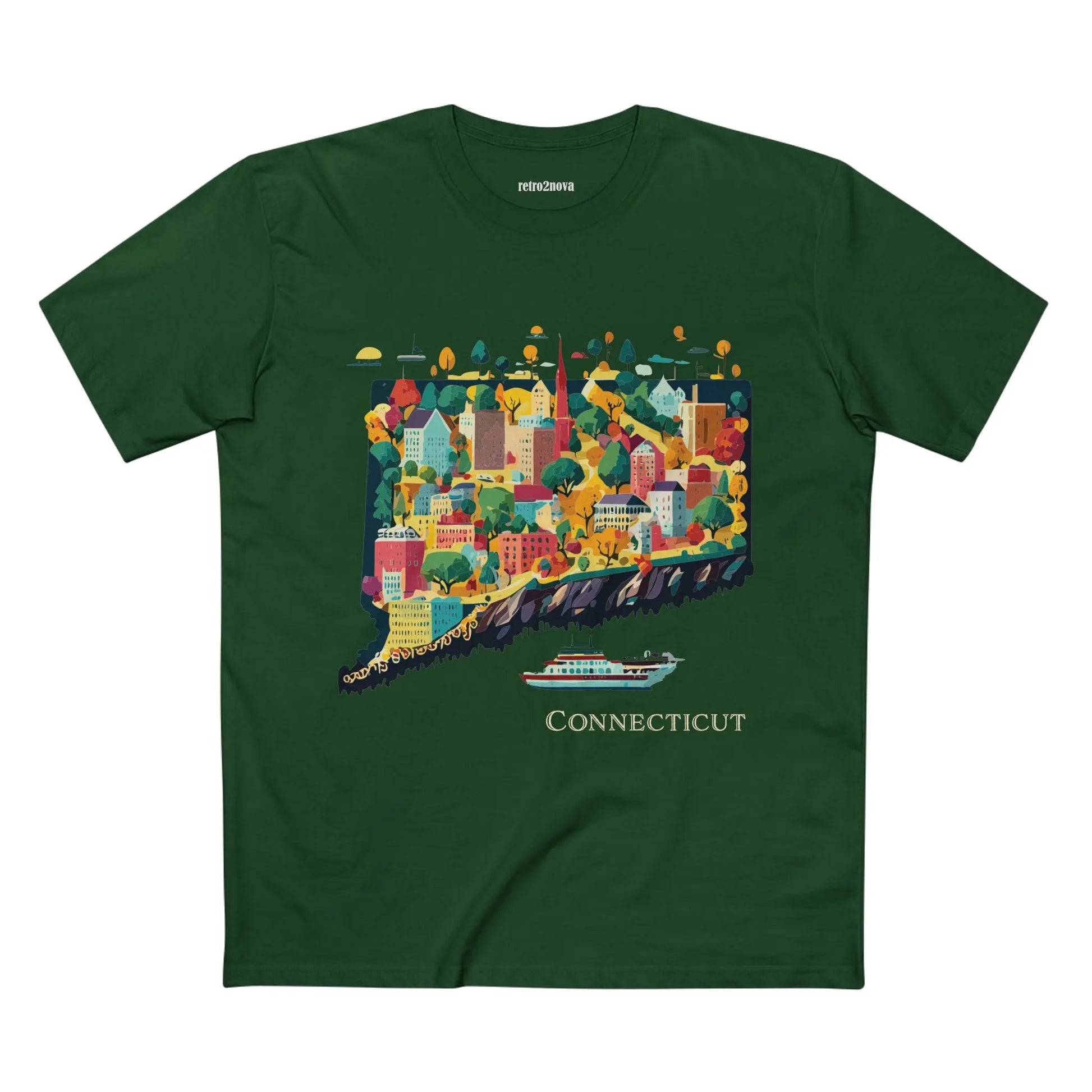 US State Shirts, Connecticut Shirt - retro2nova