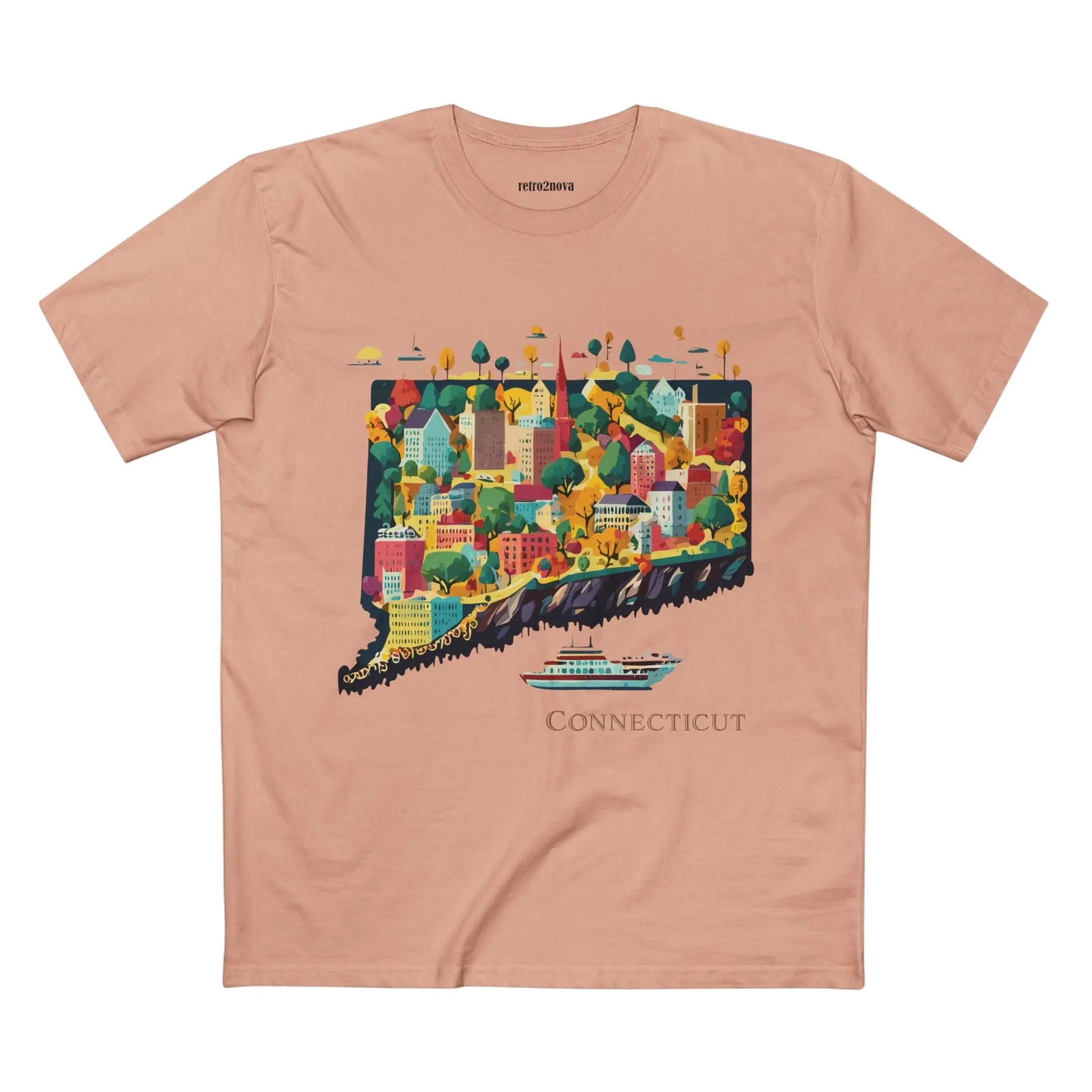 US State Shirts, Connecticut Shirt - retro2nova
