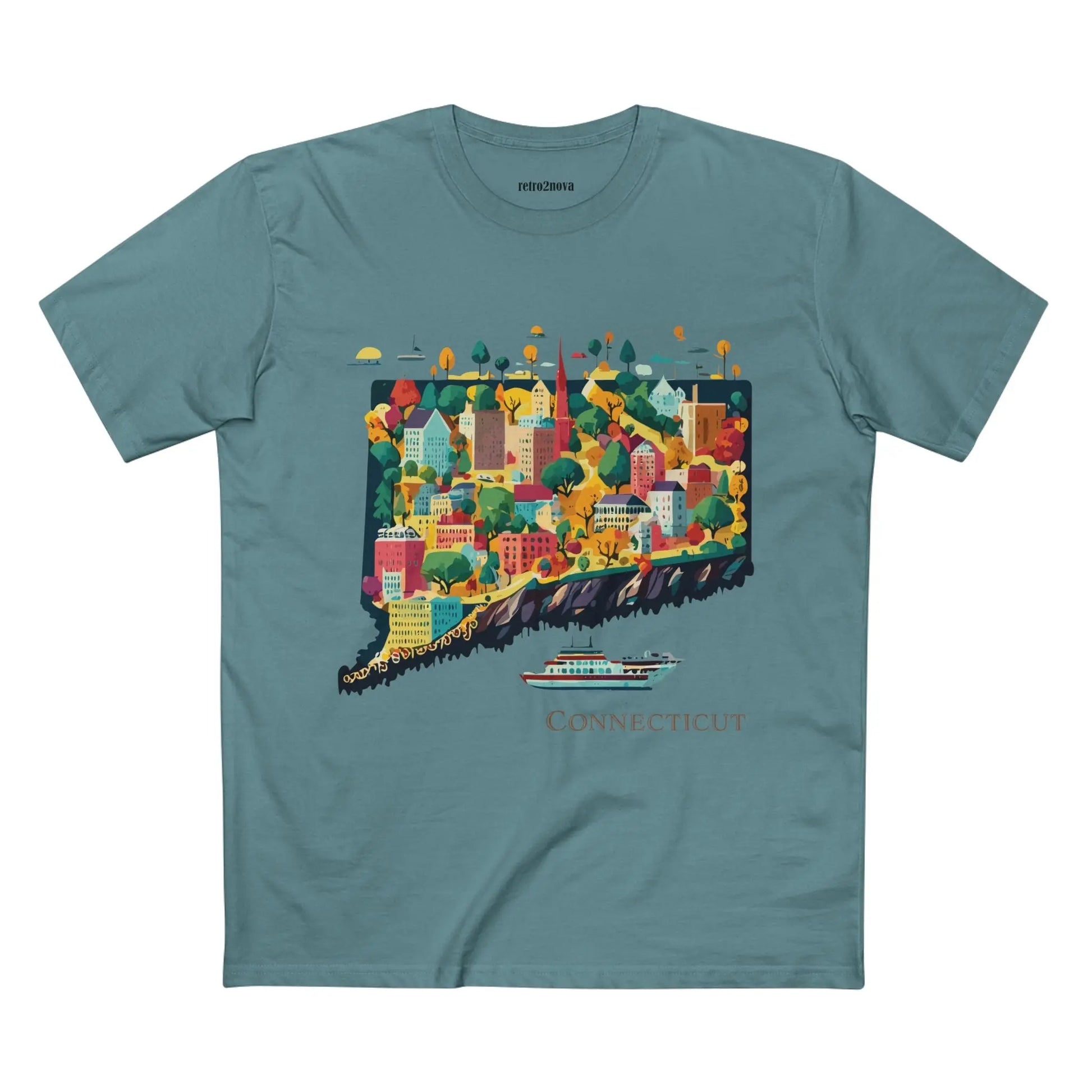 US State Shirts, Connecticut Shirt - retro2nova
