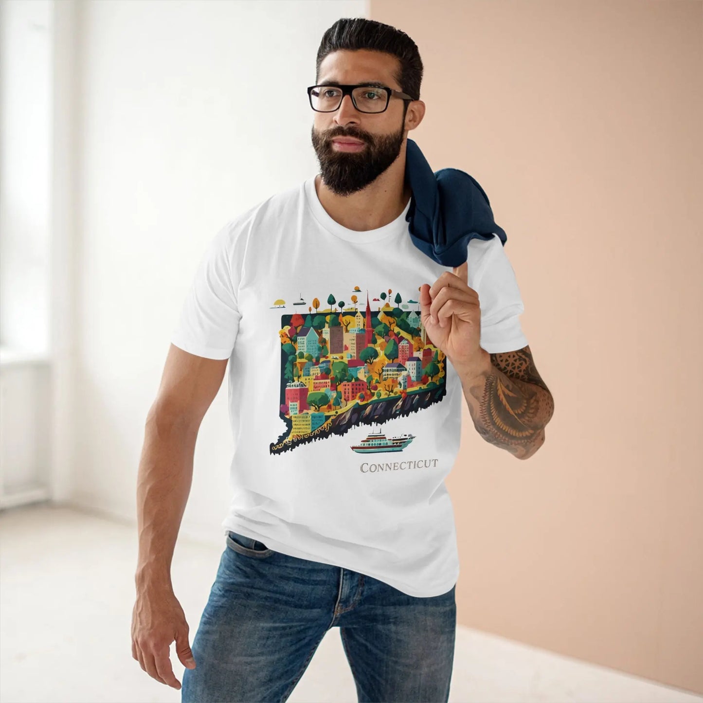 US State Shirts, Connecticut Shirt - retro2nova