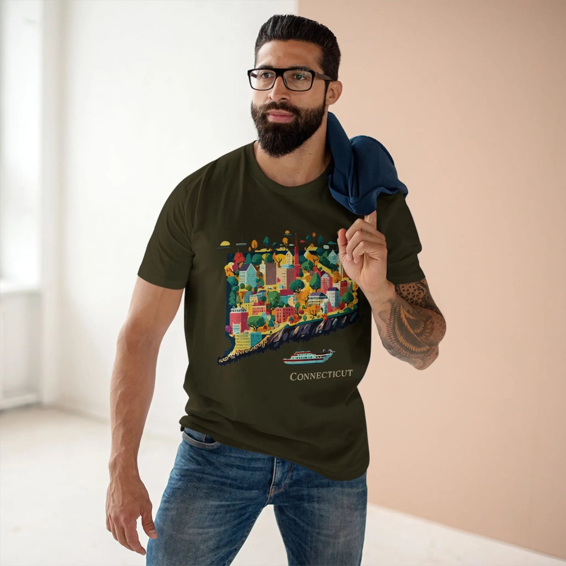 US State Shirts, Connecticut Shirt - retro2nova