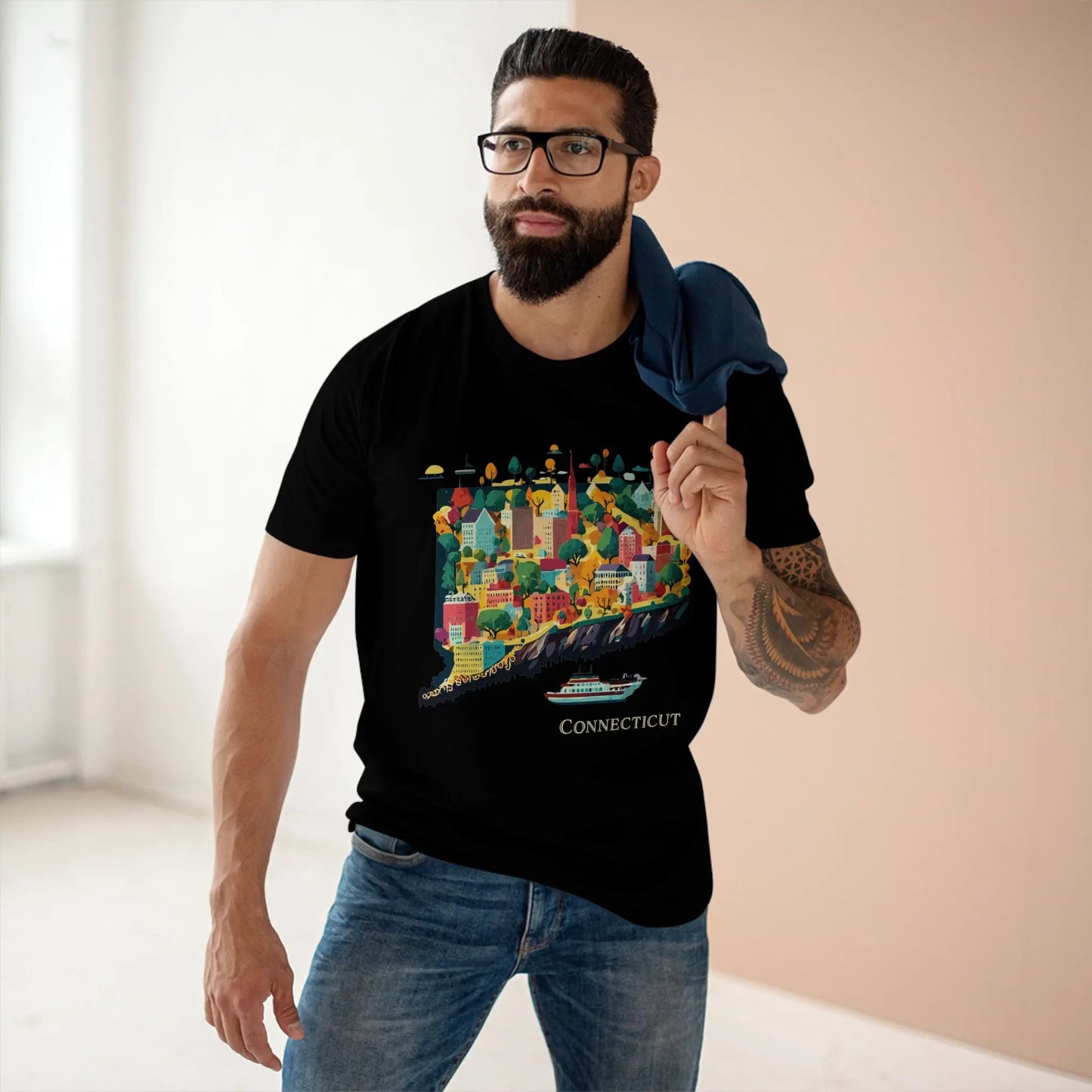 US State Shirts, Connecticut Shirt - retro2nova