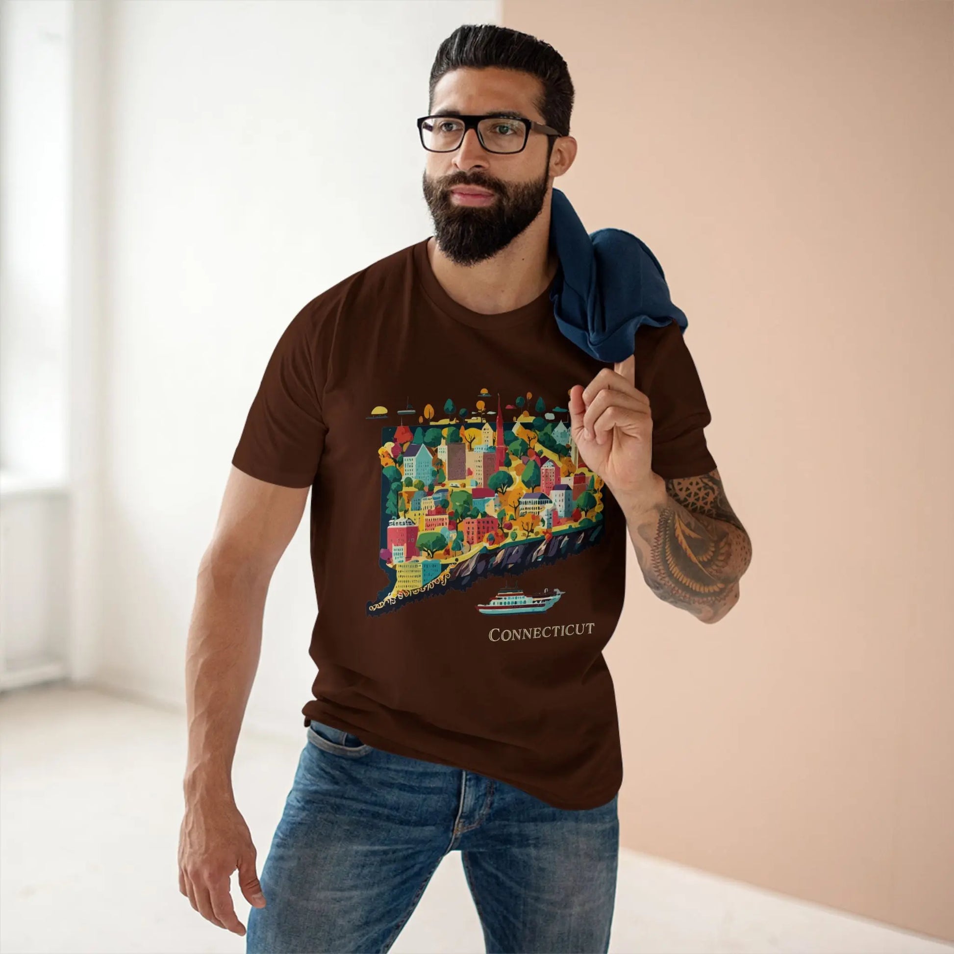 US State Shirts, Connecticut Shirt - retro2nova
