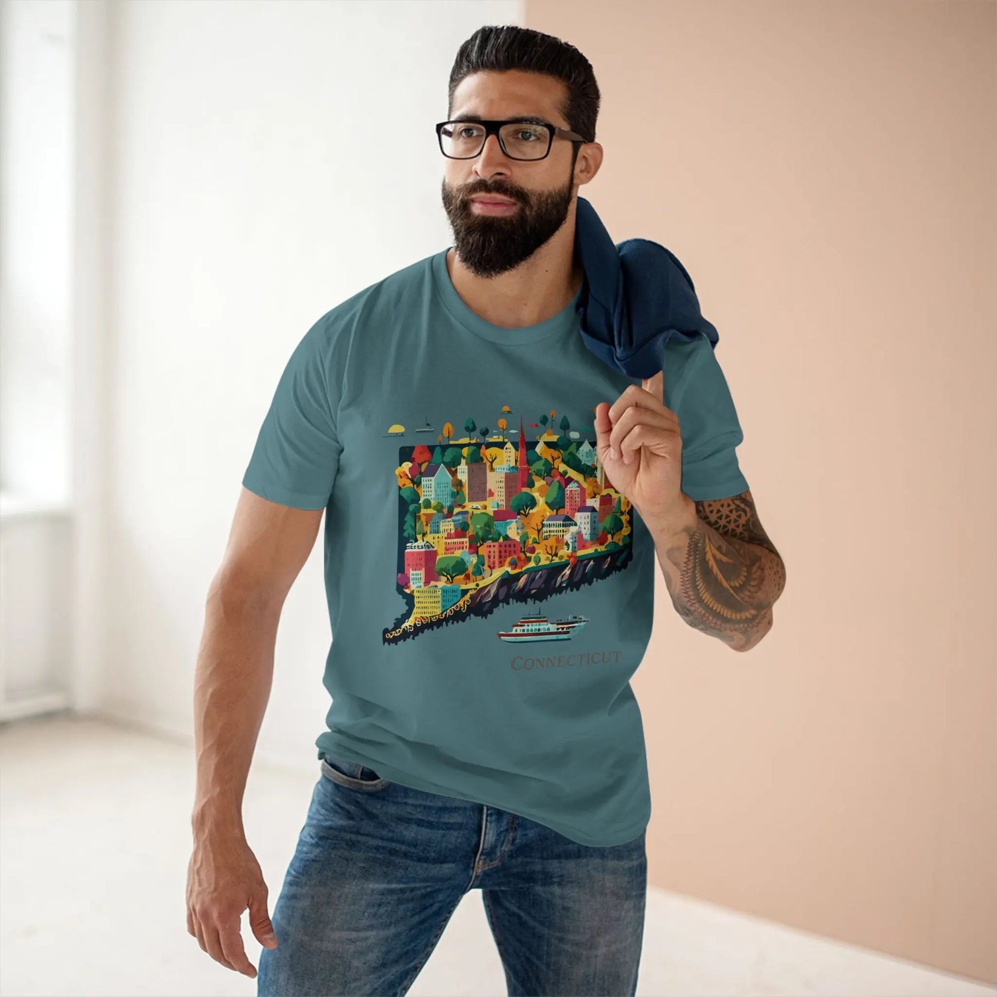 US State Shirts, Connecticut Shirt - retro2nova