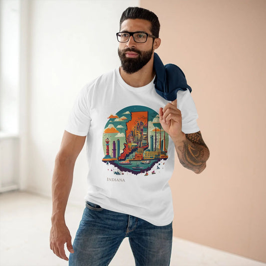 US State Shirts, Indiana Shirt Retro2Nova