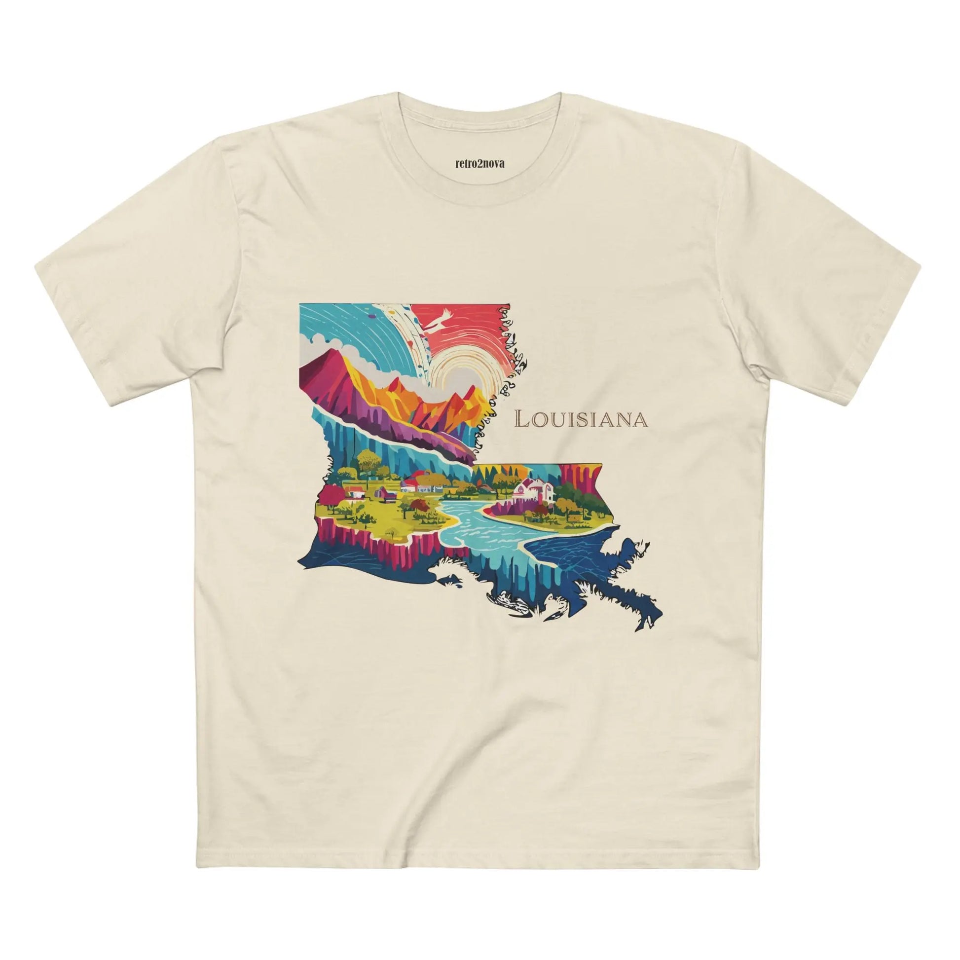 US State Shirts, Louisiana Shirt Retro2Nova