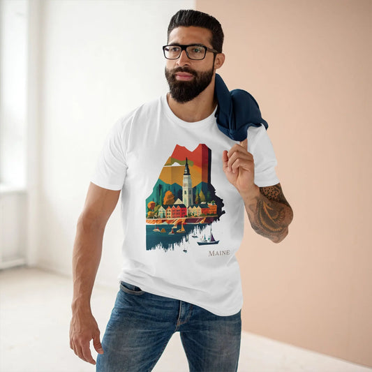 US State Shirts, Maine Shirt Retro2Nova