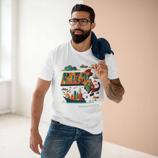 US State Shirts, Massachusetts Shirt Retro2Nova