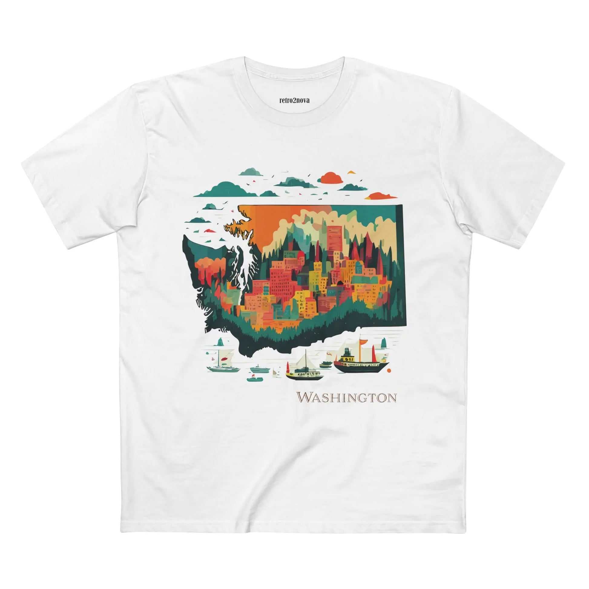 US State Shirts, Washington Shirt - retro2nova